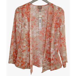 NWT Chico's Sheer Open‎ Jacket Sz 0 Small
